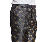 Paisley & Gray Men's Sloane Slim Fit Bee Print Tuxedo Pants