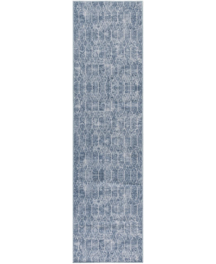 Nicole Curtis Machine Washable Series 1 SR107 2'x6' Runner Area Rug