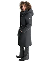 Dkny Women's Hooded Long-Sleeve Anorak Puffer Coat
