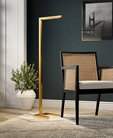 Hudson & Canal 52" Metal Malin Tall Integrated Led Floor Lamp