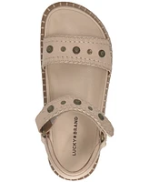 Lucky Brand Women's Ullani Studded Whipstitch Footbed Sandals