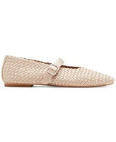 Steve Madden Women's Dreaming Woven Mary Jane Flats