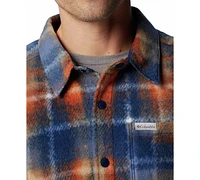 Columbia Men's Steens Mountain Ii Plaid Fleece Shirt Jacket