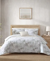 Tommy Bahama Home Beachway Blooms Reversible 3-Pc. Duvet Cover Set