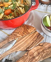 BeldiNest Olive Wood Spatula Kit Set of 3