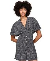 Tommy Jeans Women's Butterfly A-Line Mini Dress