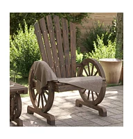 vidaXL Patio Adirondack Chair Solid Wood Fir