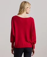 Lauren Ralph Petite Dolman-Sleeve Sweater