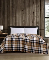 Eddie Bauer Trailhead Plaid Plush Reversible Blanket