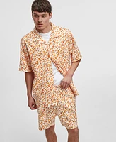 Mode of One Men's Leopard Spots Relaxed-Fit Shorts, Exclusively at Macy's