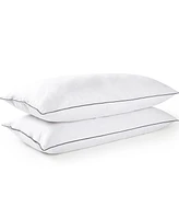 Cheer Collection Soft and Silky Cotton Kapok 2-Pack Pillows