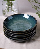 Porto Brasil Stoneware Pasta Bowls, Set of 6