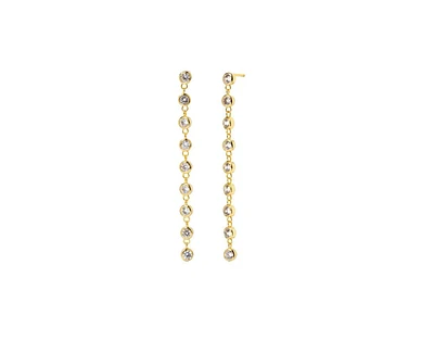 Little Sky Stone Gold Radiance Drop Earrings