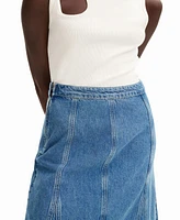 Desigual Women's Long denim skirt