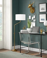 Hudson & Canal 66" Metal Callum Height-Adjustable Floor Lamp