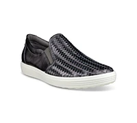 Ecco Women's Soft 7 Woven Slip-On Sneakers