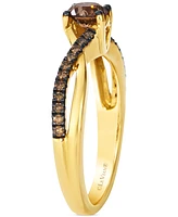 Le Vian Chocolatier Chocolate Diamond Ring (5/8 ct. t.w.) in 14k Honey Gold