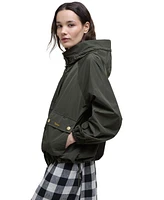 Barbour Women's Mae Hooded Showerproof Blouson Jacket