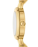 Tory Burch Women's The Kira Gold-Tone Stainless Steel Bangle Bracelet Watch 27mm Gift Set