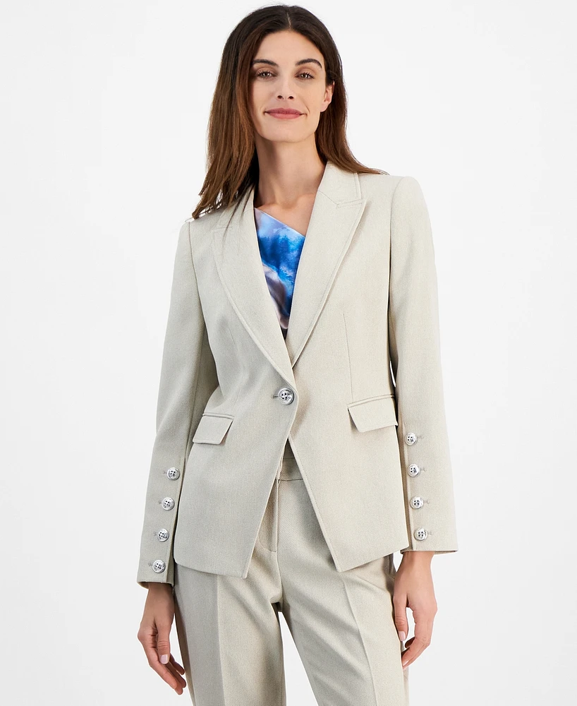 Tahari Asl Women's One-Button Blazer