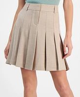 Tahari Asl Women's Pleated Mini Skirt