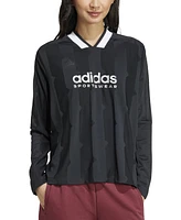 adidas Women's Tiro 3-Stripes Jacquard T-Shirt