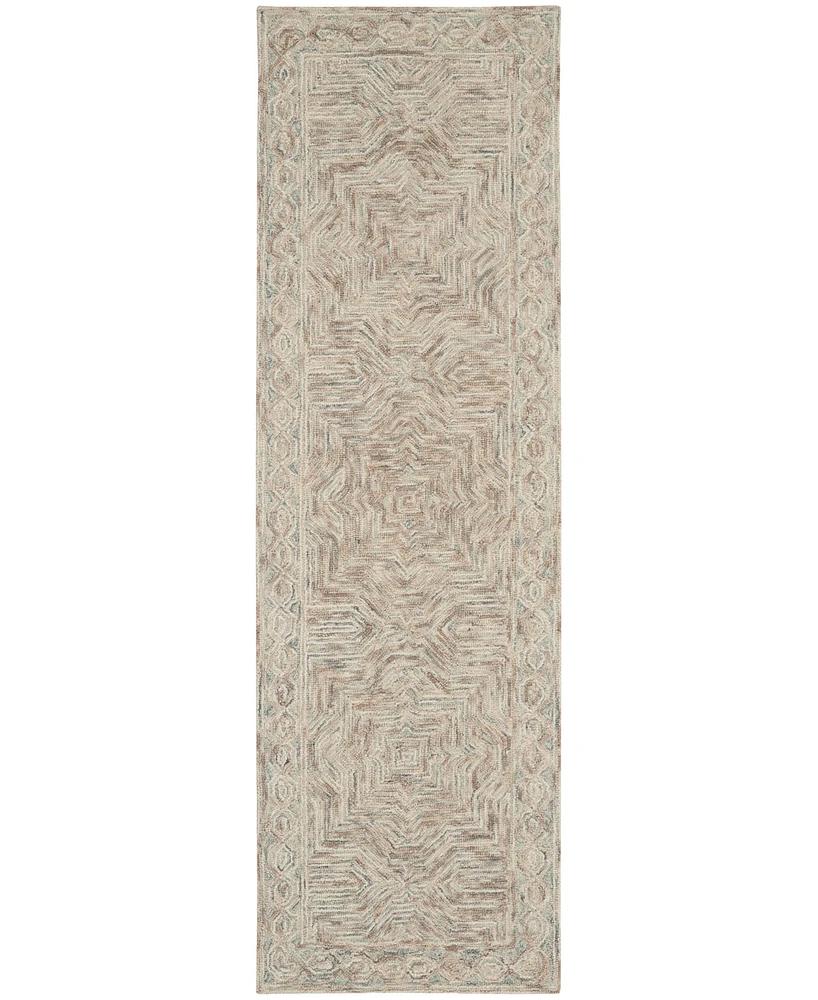 Nourison Home Interlock ITL03 2'3"x7'6" Runner Area Rug