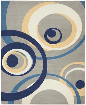 Nourison Home Grafix GRF21 7'10"x9'10" Area Rug