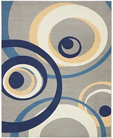 Nourison Home Grafix GRF21 7'10"x9'10" Area Rug