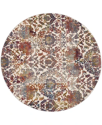 Nourison Home Ankara Global ANR06 6'x6' Round Area Rug