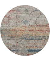 Nourison Home Rustic Textures RUS11 5'3"x5'3" Round Area Rug