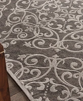 Nourison Home Damask DAS01 5'x7' Area Rug