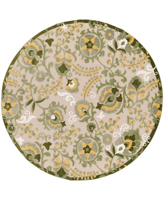 Nourison Home Aloha ALH17 5'3"x5'3" Round Area Rug