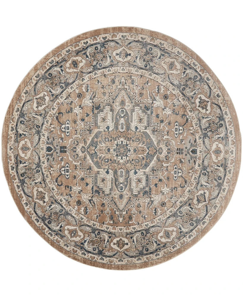 Nourison Home Quarry QUA05 7'10"x7'10" Round Area Rug