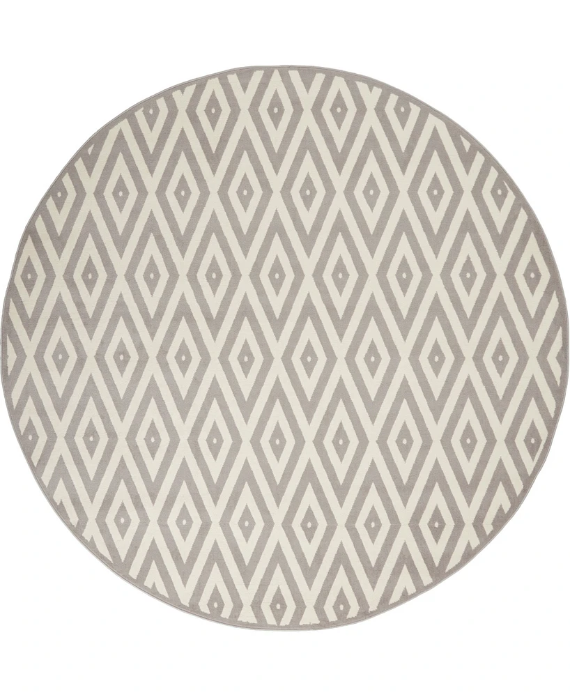 Nourison Home Grafix GRF18 8'x8' Round Area Rug