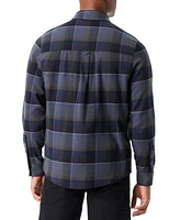 Bass Outdoor Men's Classic Fit Plaid Button-Front Stretch Flannel Shirt