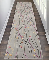 Nourison Home Grafix GRF15 2'3"x10' Runner Area Rug