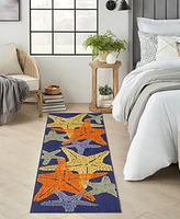 Nourison Home Aloha ALH28 2'3"x8' Runner Area Rug