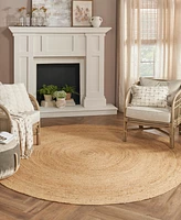 Nourison Home Natural Jute NJT03 8'x8' Round Area Rug