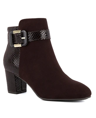 Jones New York Women's Ivyy Buckle Block Heel Booties