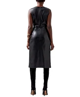 French Connection Women's Elettra Faux-Leather Dress