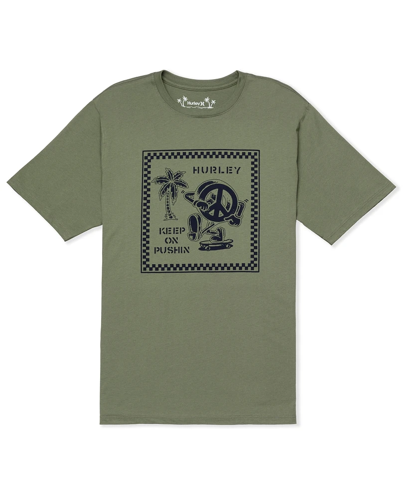 Hurley Men's Everyday Pushin Short Sleeve T-Shirt