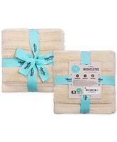 Martha Stewart Quick Dry Cotton Solid 4-Pc. Washcloth Set, 13" x 13", Exclusively at Macy's