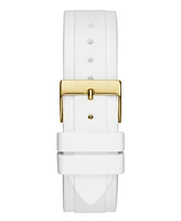 Guess Women's Multifunction White Silicone Watch 39mm