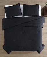 Closeout! Kenneth Cole New York Crosswalk Herringbone Embossed 2-Pc. Duvet Cover Set, Twin