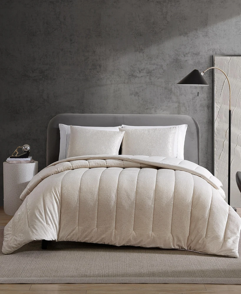 Kenneth Cole New York Banks Velvet 3-Pc. Comforter Set, King
