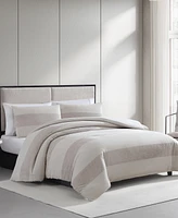 Vera Wang Chenille Waffle Stripe 3-Pc. Comforter Set