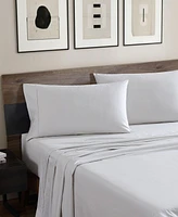 Kenneth Cole New York Cool Zone 200 Thread Count Cotton Percale 3 Piece Sheet Set, Full