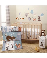 Bedtime Originals Sleepytime Bear White/Brown Soft Fleece Baby Blanket