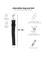 Co-Pilot Dog Seat Belt, Car Harness for Dogs, Adjustable Safety Leash Pet Seatbelt, Durable, Made of Nylon